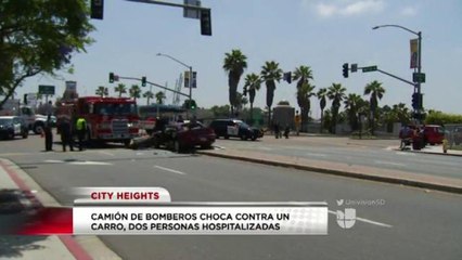 Choque Fuerte en City Heights