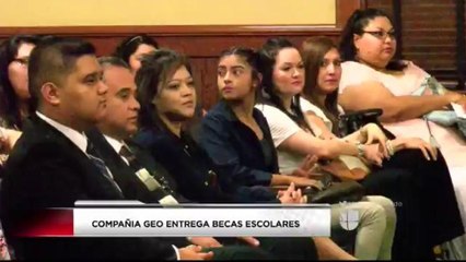 Compañia GEO Entrega Becas Escolares