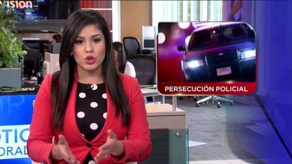 Persecución policial termina en accidente