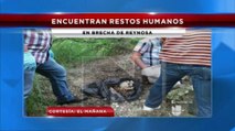 Encuentran restos humanos en brecha de Reynosa