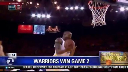 WARRIORS TAKE GAME TWO OF CONFERENCE FINALS