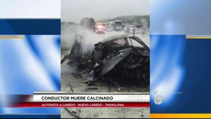 Muere Conductor Calcinado en su Vehículo