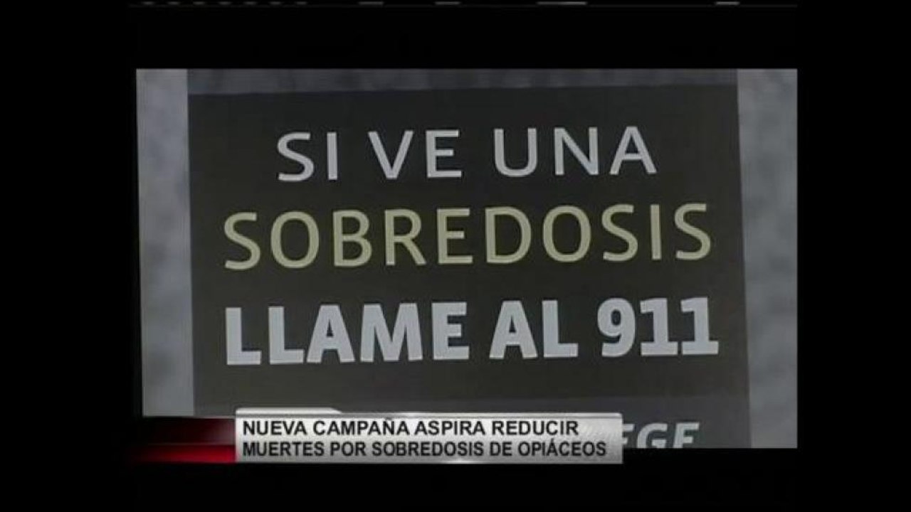 Lanzan campaña que busca reducir sobredosis por drogas