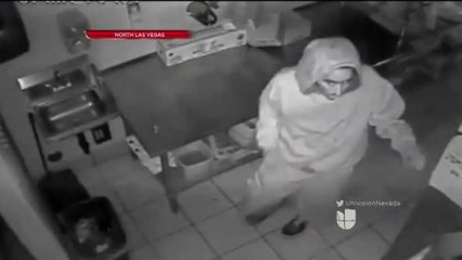La Policía de North Las Vegas bbusca a hombre hispano sospechoso de robos a negocios