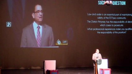 Jaime Esparza está buscando la reelección al puesto, mientras que Yvonne Rosales busca sustituirlo.