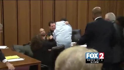 Father of Murdered Girl Lunges at Convicted Murderer in Cleveland Courtroom