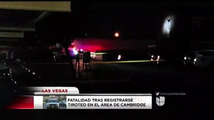 Una persona resultó muerta tras un tiroteo