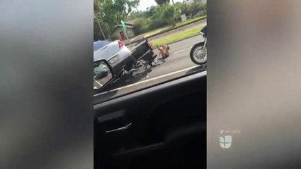 EXCLUSIVA: Habla hispano que grabó furia vehicular en Florida