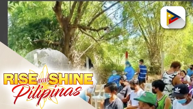 Pop-up vaccination site, binuksan sa isang beach sa Mariveles, Bataan