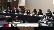 Buscan estrategias de educación y empleo