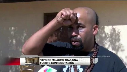 Residente de North Las Vegas está vivo de milagro tras violenta confrontación