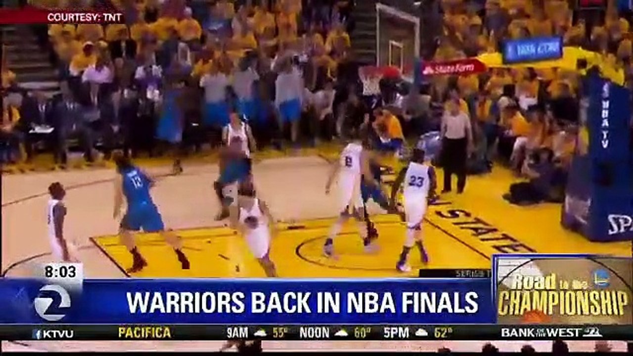 WARRIORS HEADED TO NBA FINALS