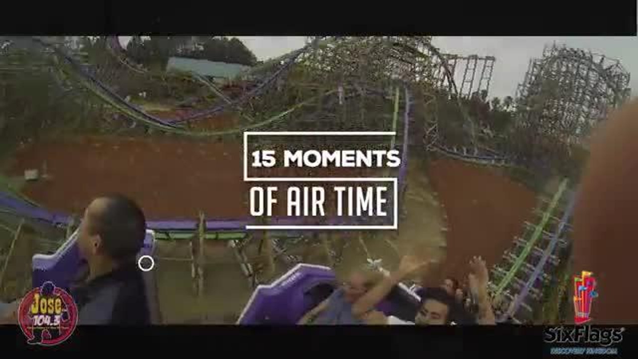 The Joker ride at Six Flags Discovery Kingdom