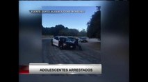 VIDEO: Adolescentes involucrados en persecución policíaca