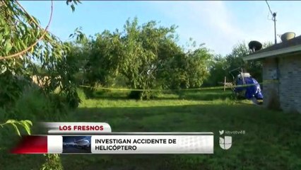 Investigan accidente de helicóptero en los Fresnos