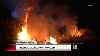 VIDEO: Un incendio despertó a residentes y Bomberos en Chula Vista