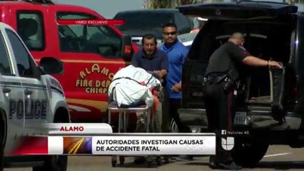 Accidente fatal en autopista en Álamo