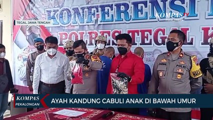 Seorang Ayah di Tegal, Tega Cabuli Anak Kandung