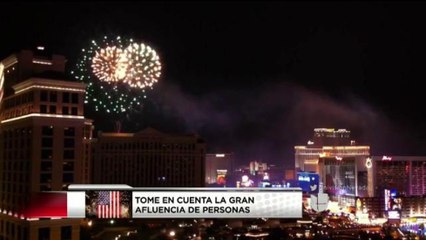 Hoteles en Las Vegas afinan los detalles para los espectáculos de pirotecnia del 4 de julio