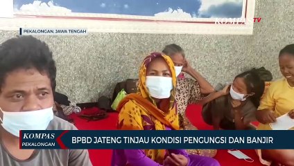 BPBD Jateng Tinjau Kondisi Pengungsi Banjir