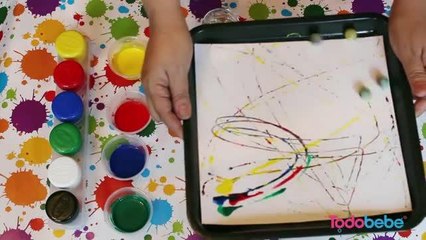 Arte con canicas | Manualidades para niños | Todobebé