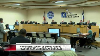 Distrito escolar de El Paso propone aumentar impuestos con venta de bonos