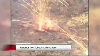 Peligros de usar fuegos artificiales en fiestas por el Día de la Independencia