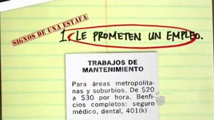 VIDEO: Estafas de empleo por internet