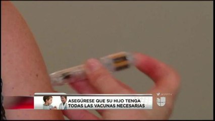 VIDEO: Vacunas gratuitas antes del inicio de clases