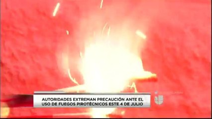 Precauciones a tomar en el uso de los fuegos pirotécnicos.
