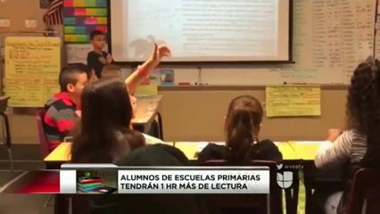 VIDEO: Horas extra de lectura para estudiantes con malas calificaciones