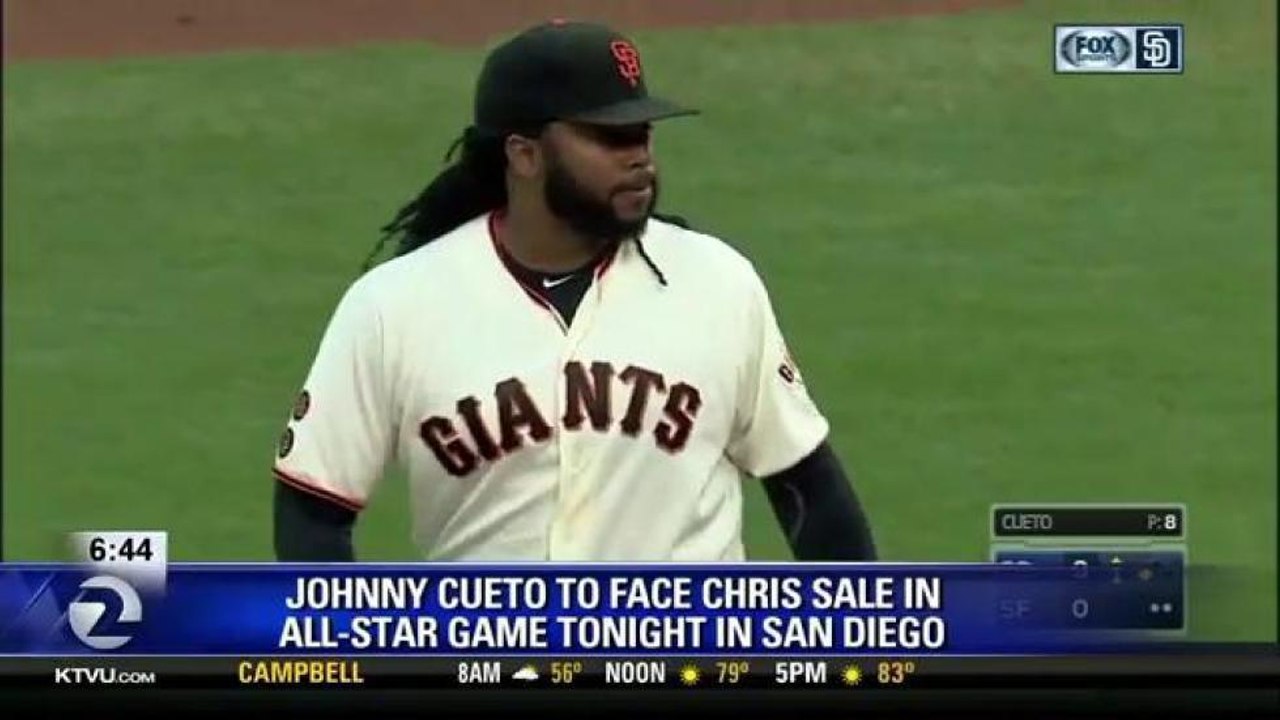 JOHNNY CUETO STARTING PITCHER IN TONIGHT ALL STAR GAME
