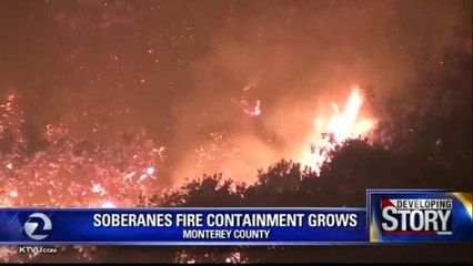 SOBERANES FIRE FULL CONTAINMENT NOT EXPECTED UNTIL THE END OF AUGUST.