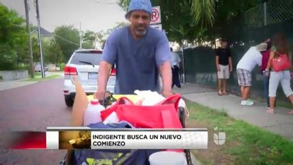 Indigente busca un mejor mañana