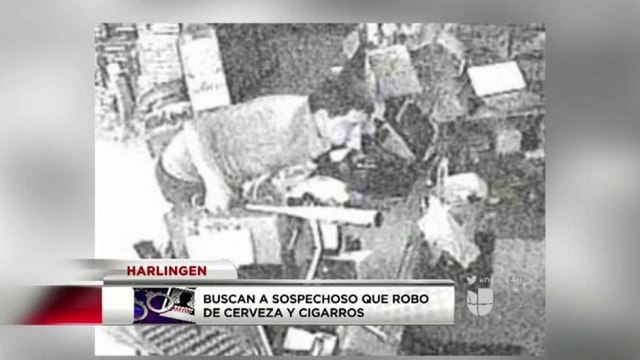 Buscan a sospechoso que robó de cerveza y cigarros en Harlingen
