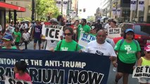 Protesta contra ICE en convención demócrata en Filadelfia