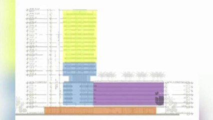 Avanza proyecto de construcción de edifico de 22 pisos