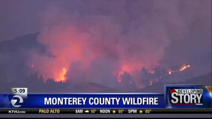 SOBERANES FIRE BURNS 16,000 ACRES, 10% CONTAINED