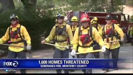 1600 HOMES THREATENED IN SOBERANES FIRE