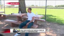 Por una discusión de pareja casi es deportado