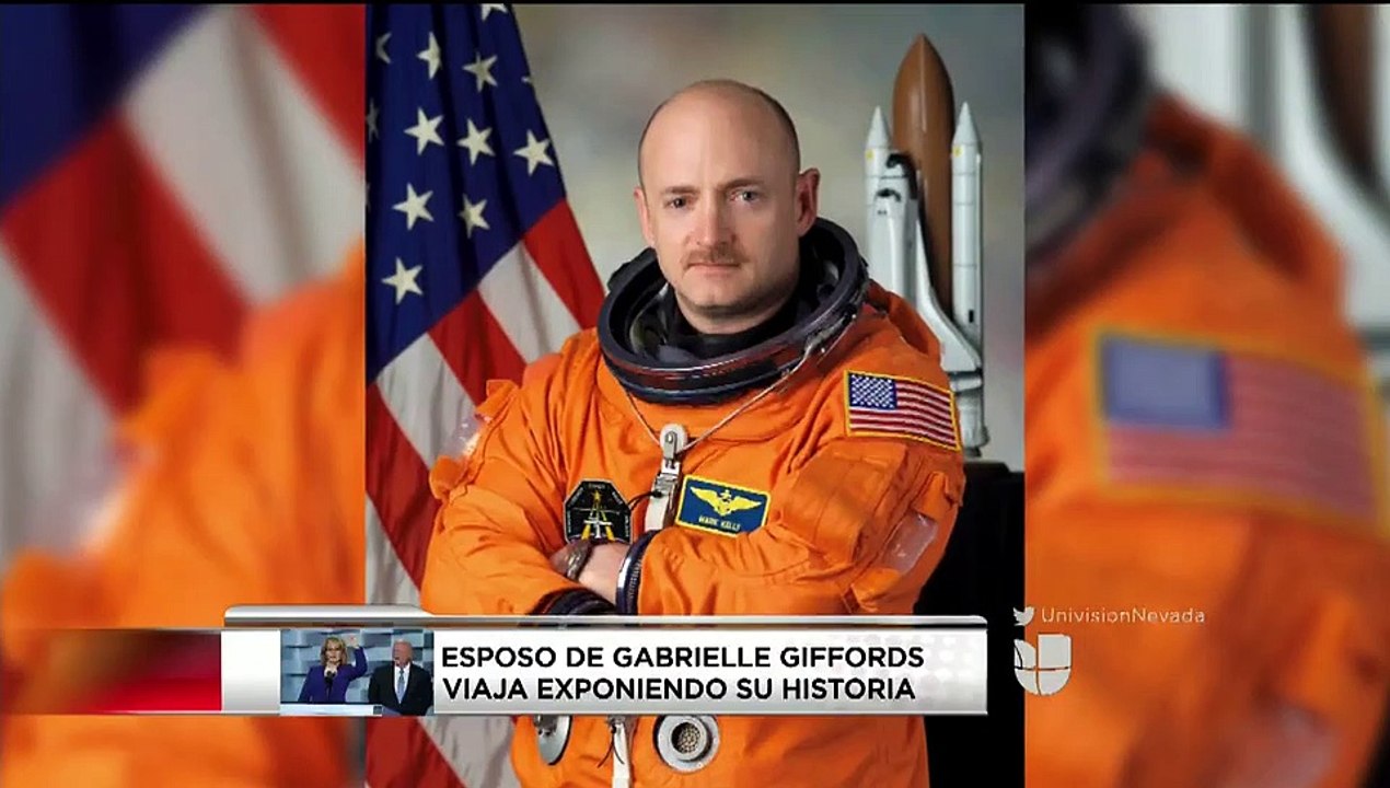 Mark Kelly, el astronauta esposo de Gabrielle Giffords habla con Noticias Nevada sobre violencia con