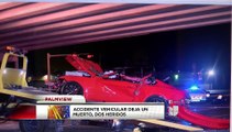 Se registra accidente fatal en Palmview