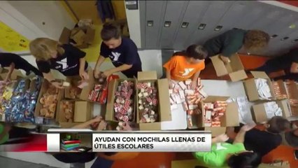 VIDEO: Regalarán mochilas con útiles escolares en Brandon