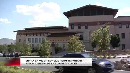 UTEP permitirá ingresar armas de fuego a campus