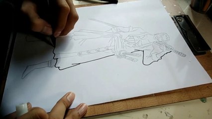 DIY hiasan dinding ONE PIECE Roronoa Zoro