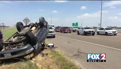Rollover On US 281 Causes Traffic Congestion