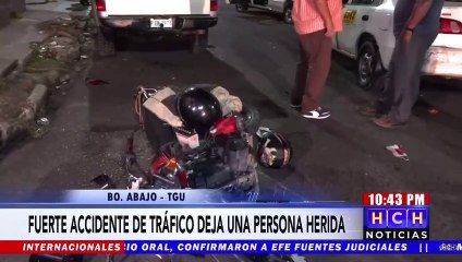 Fuerte accidente vial deja una persona herida en la capital