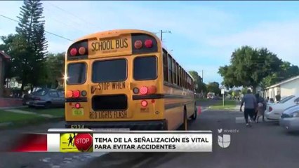 VIDEO: Seguridad camino a clases