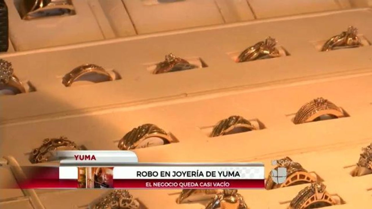 Ladrones vacían joyería llevándose miles de dólares en mercancía