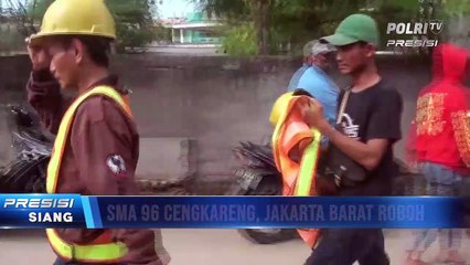 Polisi Selidiki Bangunan SMA 96 Jakarta yang Roboh